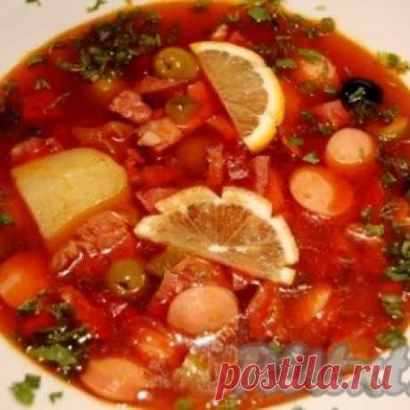 Как приготовить солянку мясную сборную