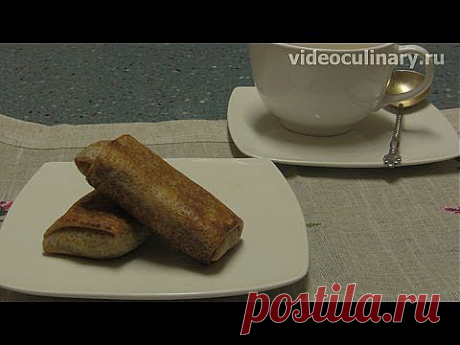 Рецепт - Блинчики с мясом от видеокулинария.рф Бабушка Эмма - YouTube