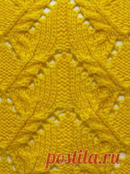 Узор спицами