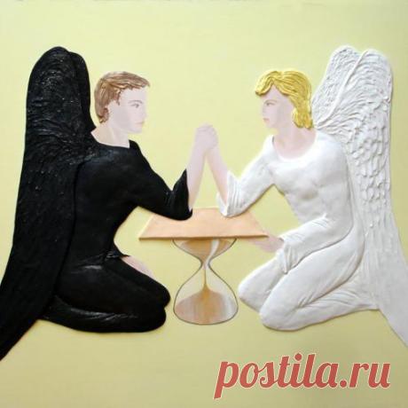 Работа с Ангелами. Темный и светлый Ангел.