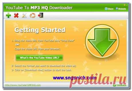 Как скачать музыку с Youtube - программа YouTube to MP3 High Quality Downloader