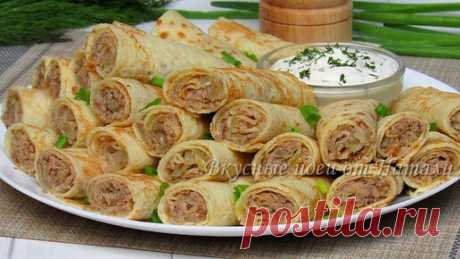 БЛИНЧИКИ С МЯСОМ. Безумно вкусные! Самый ПРОСТОЙ РЕЦЕПТ блинов и ВКУСНОЙ мясной НАЧИНКИ! Масленица. | Вкусные идеи от Натали | Дзен