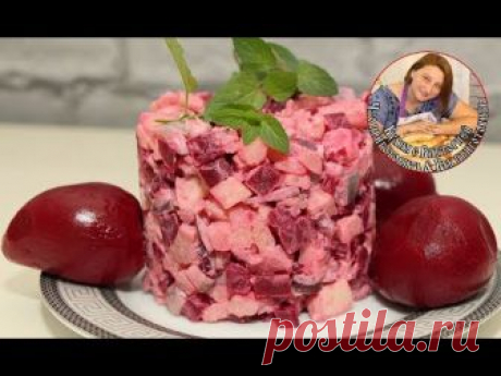 Маринованная свекла+ салат с сельдью. Очень вкусно и быстро.