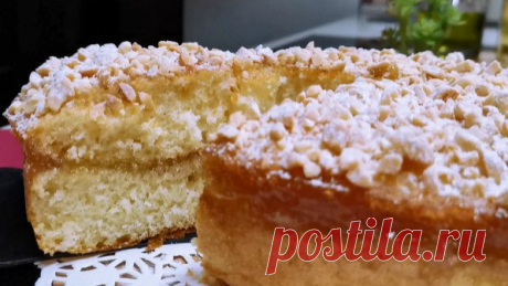 Пирог с джемом на скорую руку.
