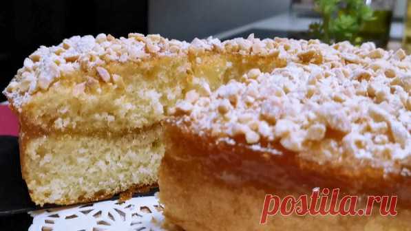 Пирог с джемом на скорую руку.