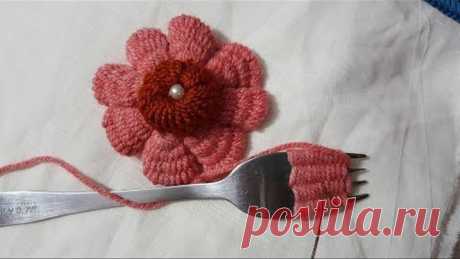 Wow Amazing Trick Wool Flower Hand Embroidery Design#101