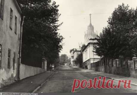 Тетеринский переулок. 1971 - 1973 годы.