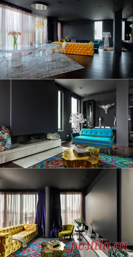 Houzz тур: Интерьерный экспрессионизм в московской квартире