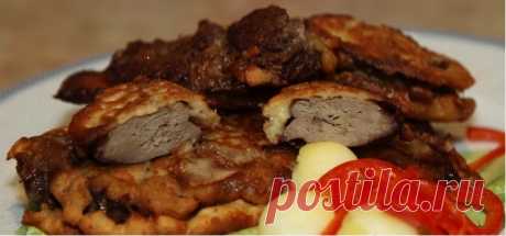 Куриная печень в сметанно-чесночном кляре. Вкуснотища