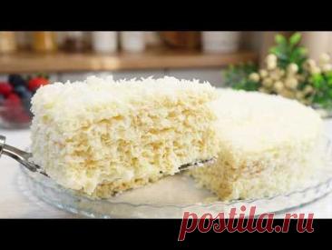 ТОРТ  ИЗ  ВАФЕЛЬНЫХ  КОРЖЕЙ