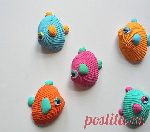 Поделки для дома из ракушек