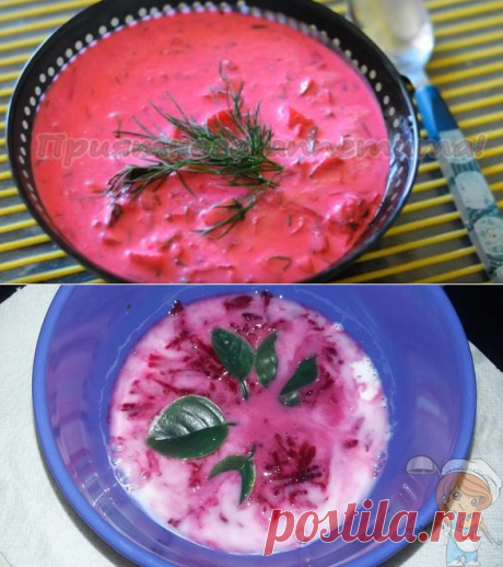 Вегетарианский холодный суп из свеклы — удивительный вкус