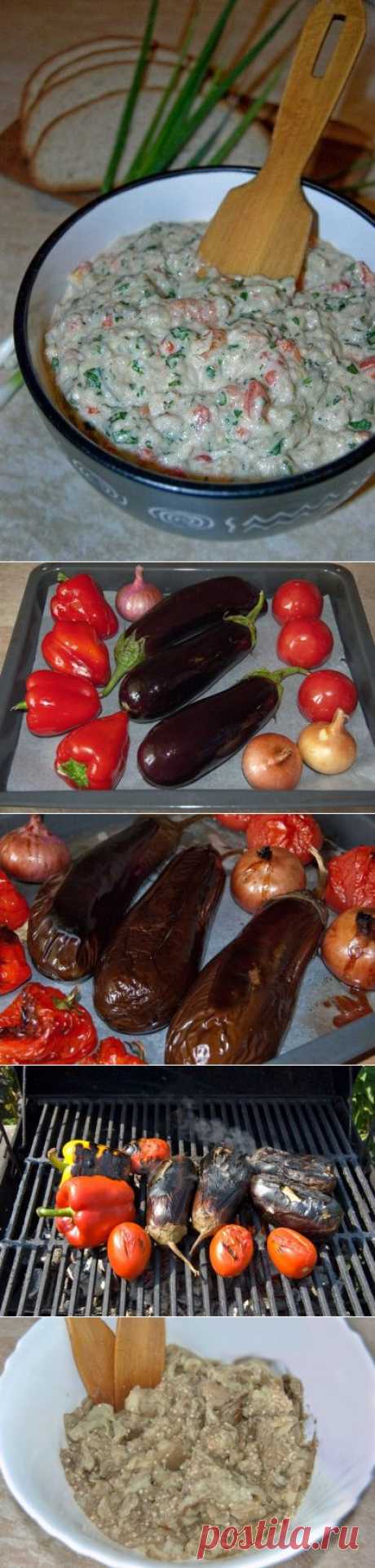 Сезонный рецепт: баклажанная икра с тахиной — Вкусные рецепты