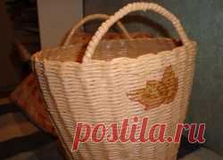 Корзина для белья своими руками