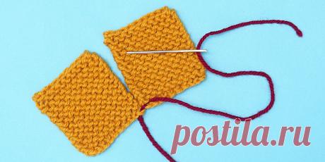 Как соединить (сшить) вязание. 9 способов - WEKNIT