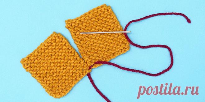 Как соединить (сшить) вязание. 9 способов - WEKNIT