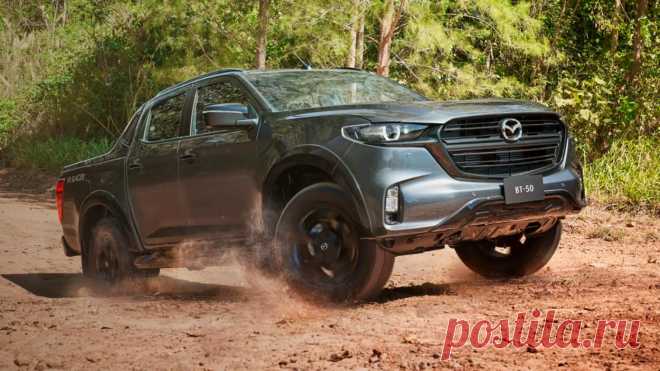 Пикап Mazda BT-50 2024 претерпел незначительный фейслифтинг