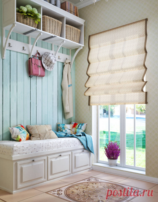 Оформление прихожей в прованском стиле | Роскошь и уют