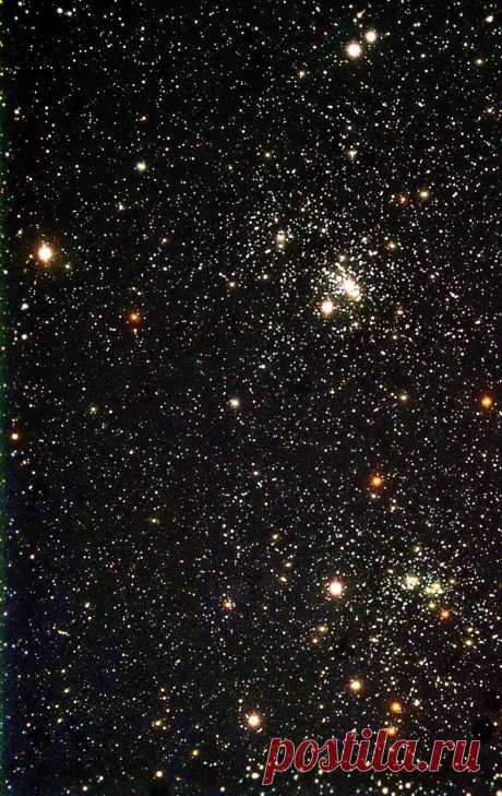 Миллиарды и миллиарды - NGC 884 Двойное скопление Кредит: Билл Снайдер