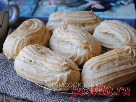 Эклеры на маргарине Очень вкусные эклеры легко приготовить в домашних условиях. Просто попробуйте!