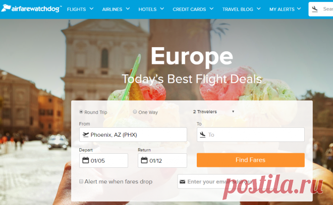 Cheap Flight Deals to Europe | Airfarewatchdog