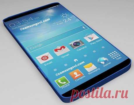 Концептуальная модель смартфона Samsung Galaxy S 6 увидит свет в начале 2015 года.