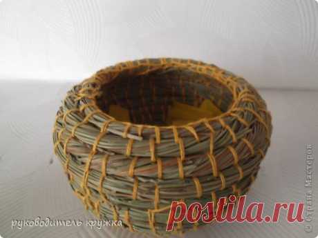 Корзины и вазы из сосновых иголок (подборка, Diy)