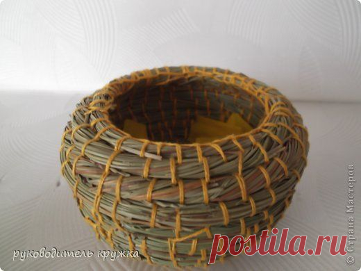 Корзины и вазы из сосновых иголок (подборка, Diy)