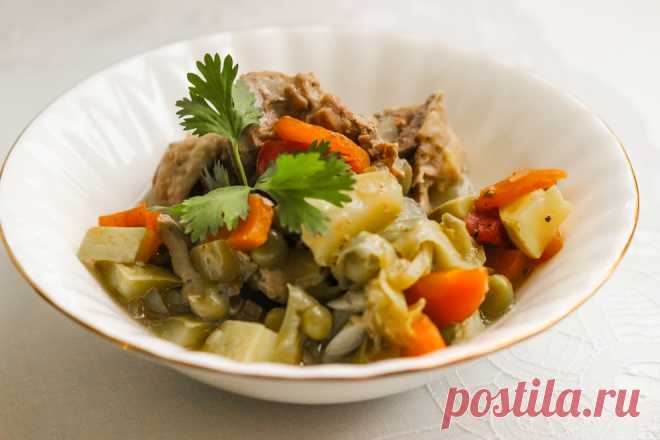 Рецепты диетических блюд в мультиварке - курино-овощное рагу