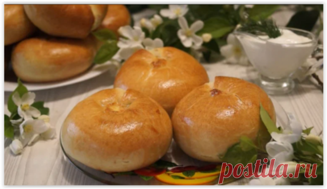 Бесподобные слоистые пирожки с картошкой 