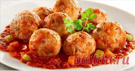 Постное блюдо: рисовые тефтели с грибами