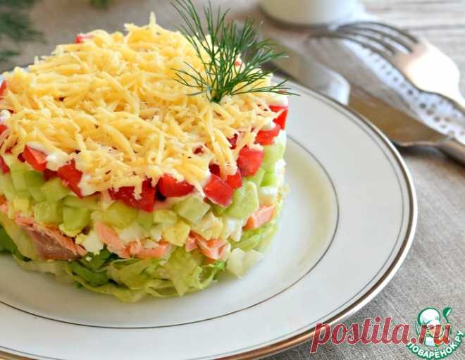Салат с рыбой и овощами – кулинарный рецепт