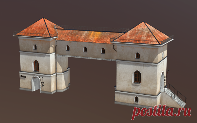 Medieval Fantasy House 5 3D Модель in Здания 3DExport