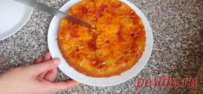 Карамельный пирог с мандаринами: такое вы не пробовали