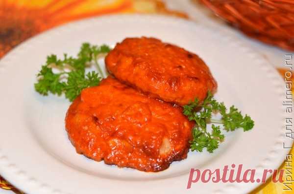 Котлеты из курицы и свинины в духовке
