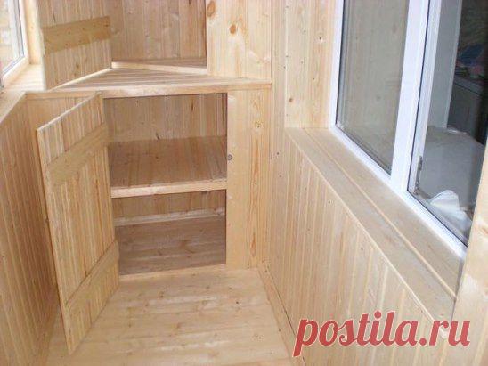 Идея простого обустройства балкона