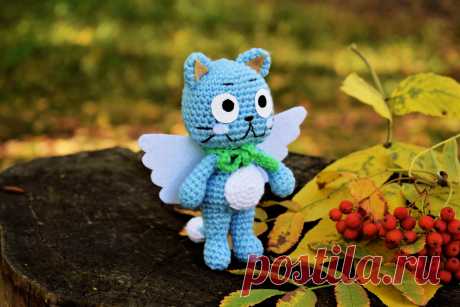 PDF Хэппи. FREE amigurumi crochet pattern. Бесплатный мастер-класс, схема и описание для вязания амигуруми крючком. Вяжем игрушки своими руками! Fairy Tail, Хвост Феи, кот, котик, кошка, котенок, cat, kitten, chat, gato, kater, kočka, kedi. #амигуруми #amigurumi #amigurumidoll #amigurumipattern #freepattern #freecrochetpatterns #crochetpattern #crochetdoll #crochettutorial #patternsforcrochet #вязание #вязаниекрючком #handmadedoll #рукоделие #ручнаяработа #pattern #tutorial #häkeln #amigurumis