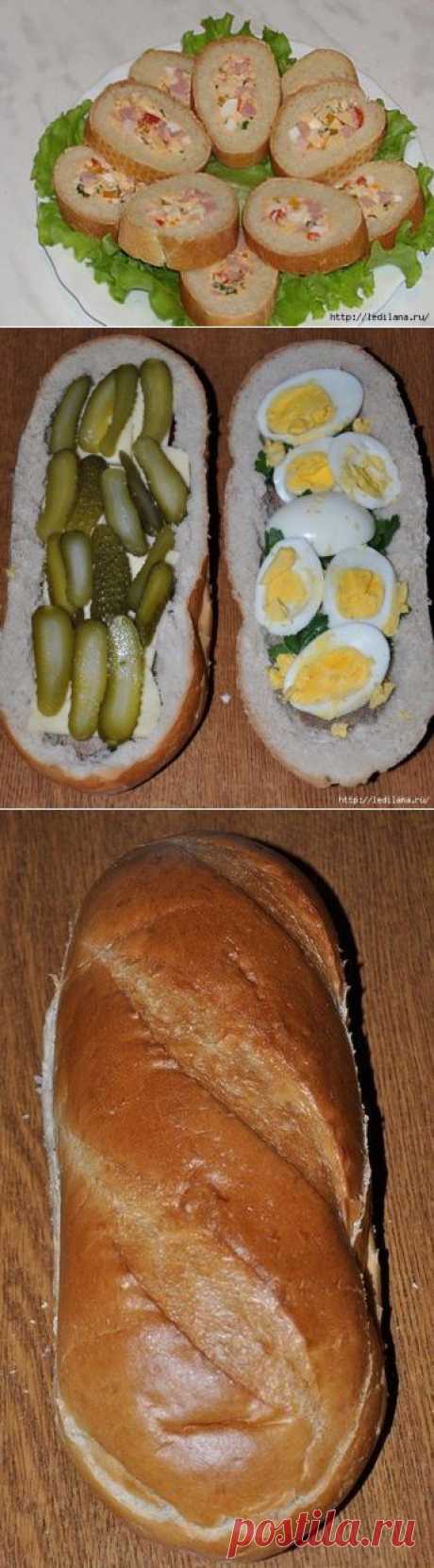 Фаршированный батон Радость дачника.