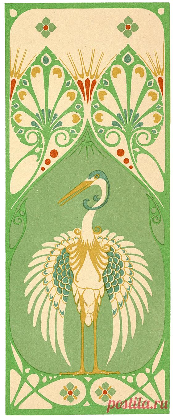 (723) Three decorative panels by A. Smit for ‘The Art Decorator; designs in colours for art workers and amateurs’. Published 1907 by H. Grevel & Co