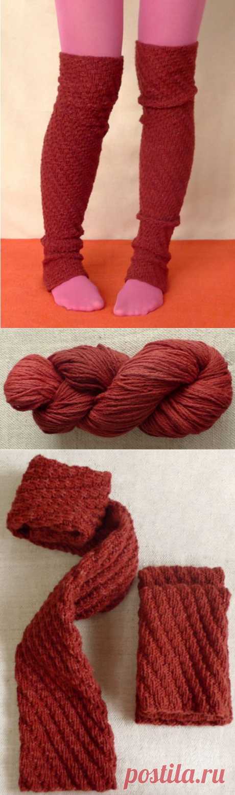 Гетры вязаные 3*3 / KNITLY.com - блог о рукоделии