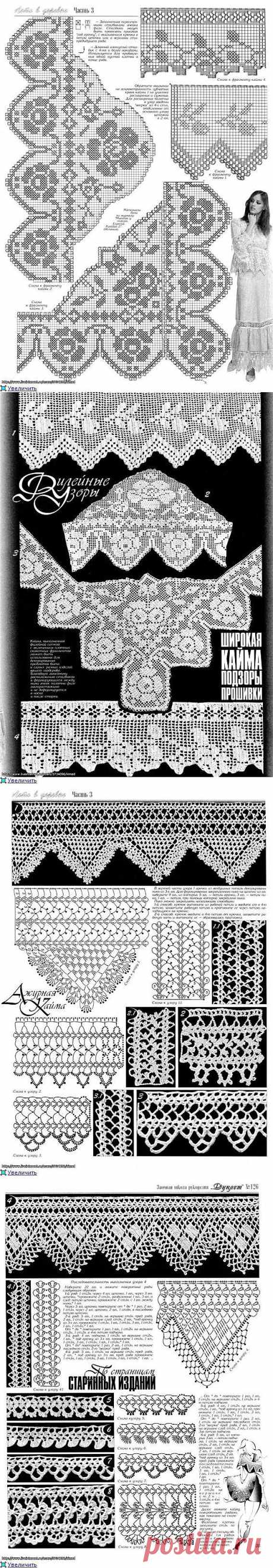 ФИЛЕЙНЫЕ УЗОРЫ: КАЙМА.