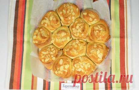 Булочки с миндальным кремом