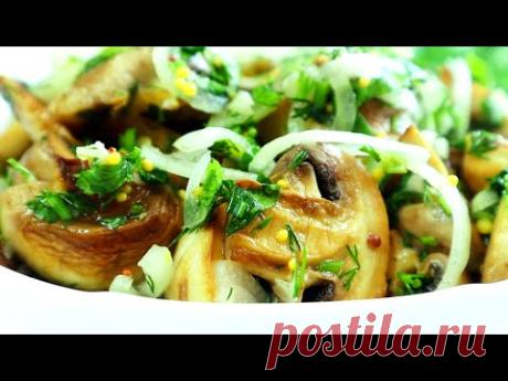 Быстрые Маринованные ГРИБЫ за Час! Обалденная закуска и мяса не надо!