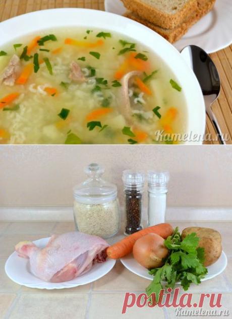 Куриный суп с рисом