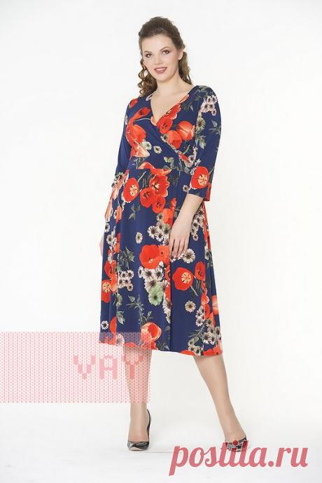 Летние платья для работы в офисе от марки VAY. Женские летние офисные платья VAY (артикул 3404), цветовое решение гербера/т.синий. Ещё больше женских платьев марки ВЭЙ на наших сайтах. Официальное представительство бренда VAY: купить в розницу в магазине Согревай.ру https://www.sogrevay.ru, оптовые закупки на Ньювэй.ру https://www.newvay.ru