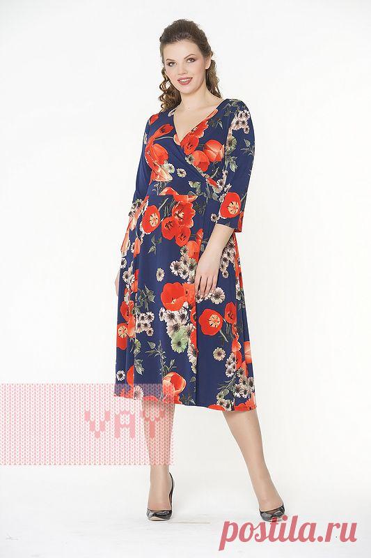 Летние платья для работы в офисе от марки VAY. Женские летние офисные платья VAY (артикул 3404), цветовое решение гербера/т.синий. Ещё больше женских платьев марки ВЭЙ на наших сайтах. Официальное представительство бренда VAY: купить в розницу в магазине Согревай.ру https://www.sogrevay.ru, оптовые закупки на Ньювэй.ру https://www.newvay.ru