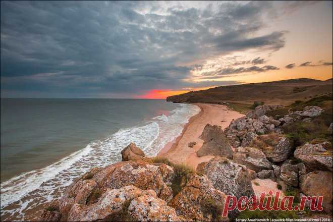 Рассвет на Азовском море