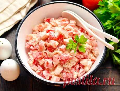 Вкуснее блюда из крабовых палочек Вы точно не ели. Салат "Розовый коралл… | Кулинарный техникум | Яндекс Дзен