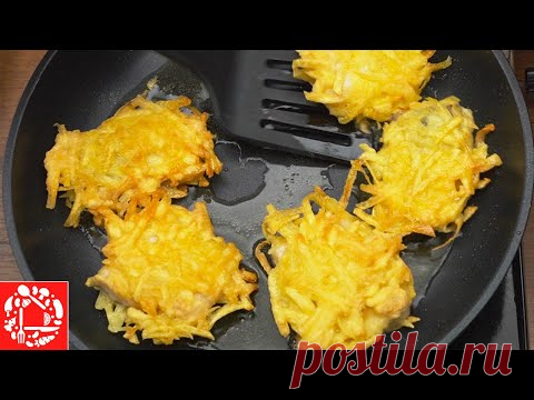 2 в 1 рыба и гарнир. Рыбка в картофельной шубке