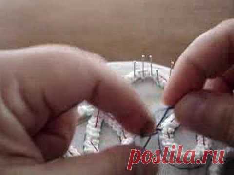 РУМЫНСКОЕ (ШНУРКОВОЕ) КРУЖЕВО... элемент кружева... видеоуроки... КЛАСС!!!!!!!!!.